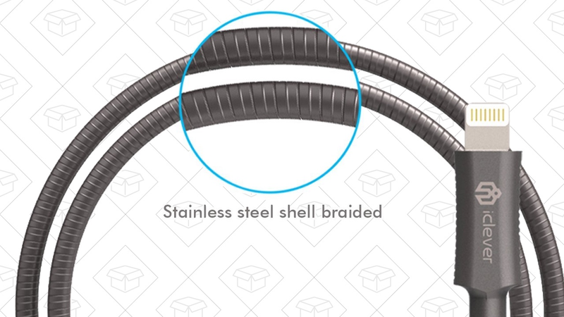 iClever BoostLink Metal Lightning Cable, $9 with code ICCABLE3